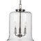 Progress Lighting Winslett Collection Brushed Nickel Three-Light Pendant P500239-009 - alternate 1